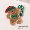 Accesorios de Resina para Manualidades de Dibujos Animados Joyería Acrílico Pegamento de Crema Navideño Pasador Funda para Teléfono Móvil Hebilla de Zapato Llavero Colgante