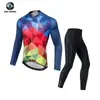 Xintown Maillot de Ciclismo Traje Largo Lobo de Nieve Nuevo Traje Largo de Verano Traje de Carrera Traje Traje de Bicicleta Hombres