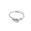 Pulsera con Colgante Redondo de Circonita Super Brillante, Moderna, Sencilla, Lujosa, de Gama Alta, Versátil, Exquisita Joyería para Mujer