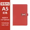 Cuaderno con hebilla de logo personalizado, cuaderno de alta estética para reuniones de oficina de negocios, planificador estudiantil A5 engrosado, hecho a medida