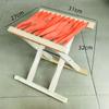 Madera Maciza Pino Hoja Caída Exterior Barbacoa Silla Plegable Respaldo Plegable Venta al por Mayor Mazar Silla Plegable Portátil Lona