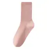 Meias de Algodão Puro para Mulheres, Novidade Primavera e Verão, Meia-Calça de Cor Sólida, Versátil e Casual, Meias Femininas Anti-Pilling, Atacado de Zhuji