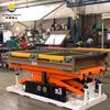 Fabricante de elevador de carga posicionamiento de alta precisión eléctrico doble cadena rígida plataforma de trabajo plataforma elevadora de tijera