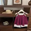Conjunto de Chaleco Estilo Bosque Nuevo para Bebé Niña 2026, Camisola Dulce, Cómodo y Holgado, Estilo Popular