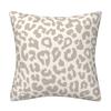 Funda de Almohada Corta de Felpa con Textura de Estampado de Leopardo Abstracto Funda de Almohada Decorativa para el Hogar Funda de Cojín para Sofá de Sala de Estar