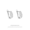 Pendientes de Hoja de Diamante Versátiles de Plata de Ley S925 Joyería Elegante de Nicho Pendientes de Hoja Personalizados Accesorios de Moda para Mujeres