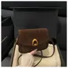 Bolso Sobaco Retro Nicho para Mujer 2025 Nueva Moda Tendencia Estilo Coreano Bolso Cuadrado Pequeño Simple Elegante de Un Hombro Cruzado
