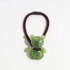 Anillo para el pelo de flor con textura de tinta estilo coreano resina moda coleta alta no daña el pelo goma elástica alta moda cuerda para la cabeza mujeres