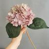 Flor simulada de ramo único hortênsia oito imortais flor no exterior atacado europeu e americano modelo de quarto hotel decoração de casamento flor artificial