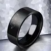 Amazon nuevo ANILLO de acero inoxidable ucraniano para el HOGAR unisex anillo de titanio anillo con inscripción