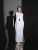 Vestido Regata Versátil e Estiloso Sem Mangas para Mulheres, Verão 2026, Caimento Solto, Esconde a Barriga, Emagrecimento, Estilo Casual, Vestido Longo, Novo Modelo