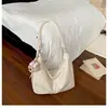 2026 Nueva Moda Ins Estilo Coreano Retro Color Sólido Versátil Bolso de Hombro Cruzado Casual para Mujer para el Trabajo y los Viajes Diarios