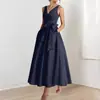 Vestido de noche para mujer para comercio exterior, nuevo modelo 2026, adecuado para fiestas de cumpleaños, anfitrionas, cuello en V, elegante, para uso diario, vestido adelgazante