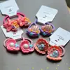 Série Oceano Conjunto Pequeno de Elásticos para Meninas e Crianças Desenho Animado de Concha Prendedor de Cabelo Fofo Princesa Bebê Faixa de Cabelo de Couro