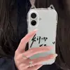 Nova Capa de Celular Transparente com Orelhas de Gato para Mulheres, High-End, Luxo Acessível, Airbag Fosco, Capa Anti-Queda, Estilo Fofo Ins