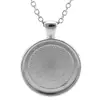 Collar de Moneda de Dinero Fantasma Taoísta de la Montaña Dragón Tigre Cadena para Suéter de Aleación de Vidrio con Piedra del Tiempo para Hombres y Mujeres para la Buena Fortuna