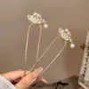 2026 Nuevo Estilo Xiu Jade Pinza para el Cabello con Patrón de Nube para Mujer con Borlas Largas, Accesorio para el Cabello Estilo Antiguo Hanfu, Pinza de Jade para Recogido Estilo Dinastía Song y Ming