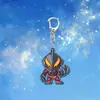 Chaveiro Acrílico Ultraman Zero Belial Tiga Pingente Decoração de Mochila de Estudante Presente Fofo