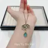 TF Family Cuarta Generación Wang Lujie Merchandising de Cumpleaños Collar Diseño de Nicho Sensación de Alta Gama Soporte para Fans Cadena Conmemorativa para la Clavícula