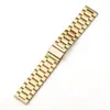 Adecuado para Correa Apple iWatch S10 Acero Inoxidable Huawei S11 Correa de Reloj Inteligente Correa de Acero Macizo de Tres Eslabones