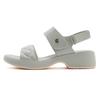 222-1 Nuevas Sandalias Metálicas de Ocio Primavera y Verano 2025 Chanclas de Cuña Antideslizantes para Mujer