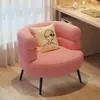Cadeira Sofá Preguiçosa de Lã de Ovelha Celebridade da Internet Bobo para Sala de Estar, Quarto, Closet, Sofá Individual, Cadeira de Maquiagem, Cadeira de Penteadeira