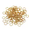 Anillo de hierro pequeño de conexión de anillo abierto cerrado de anillo único accesorios de joyería hechos a mano para manualidades venta al por mayor