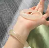 Directamente del fabricante: Pulsera de Piedra Ojo de Gato de Alta Gama, Nueva Pulsera de Joyería Color Blanco Luna de Hielo Azul Hielo Champaña