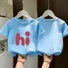 Camiseta de Manga Corta de Algodón Puro para Niñas de Verano con Estampado de Dibujos Animados, Camisa Casual de Media Manga Suelta, Cómoda y Versátil para Niños