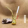 Cachimba Pura de Cobre Antigua de Longevidad Cigarrillo Cigarrillo Tubería de Agua de Cobre Filtro Magnetizado Portacigarrillos Automático Gran Regalo