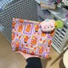 Bolsa de Tela Ecológica con Ilustración Linda Almacenamiento Portátil de Nylon Forma de Estrella Gran Capacidad Neceser Maquillaje Bolso de Mano