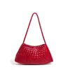 Bolsas Tejidas Artesanales de Nuevo Estilo Transfronterizas, Bolsas de Velero con Bloques de Color Frescos, Bolsos de Hombro, Bolsos de Mano, Bolsos para Madre e Hija