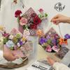Nuevo Sobre de Primavera 520 Nueva Caja de Regalo de Flores DIY Hecha a Mano Día de San Valentín Flor Cuadrada Bolsa de Embalaje de Papel Kraft