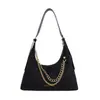 Bolso tote de ante transfronterizo de gran capacidad, un bolso de cadena elegante y lujoso con un toque vintage, perfecto para ir al trabajo y para uso casual