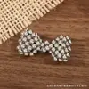 Accesorios de lazo de cuentas plateadas estilo coreano, accesorios para el cabello hechos a mano con cuentas, materiales de decoración para bolsos, materiales de adorno para zapatos al por mayor