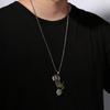 Collar creativo y genial con diseño de motocicleta para hombre, modelo mini de motocicleta, joyería con colgante, cadena de suéter personalizada y creativa de hip-hop.