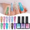 Nuevo Color Lentejuela Pegamento para Uñas Gel Esmalte con Brillo Pegamento para Uñas Pegamento para Uñas Exclusivo Transfronterizo