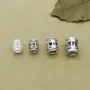 Plata de Ley S925 Cuentas de Plata Tailandesa Cuentas Sueltas Moneda de Cobre Hueca Passepartout Cuentas de Transferencia Material para Pulseras Accesorios