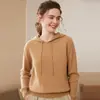 Novo Suéter Espesso para Mulheres no Outono e Inverno, Moletom de Cashmere Solto e Versátil para Mulheres, Suéter de Tricô Básico Casual com Efeito Emagrecedor