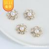 Estilo de moda INS transfronterizo diamante perla flor de ciruelo accesorios DIY tocado accesorios para el cabello hebilla para zapatos con agujeros