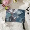 Set de papel de carta con flor de peonía, carta de amor estilo vintage transfronteriza, tarjeta de invitación de alta gama, membrete para invitaciones de boda