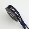 Cinta dorada inglesa LOVE de 2,5 cm para embalaje de flores, cinta floral, ramo, correa de regalo, lazo