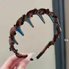 Tiara de Fita para Amarrar o Cabelo, Presilha de Cabelo Diária de Coroa Alta, Acessório de Cabelo Trançado, Tiara para Amarrar Cabelo