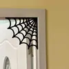 En stock frontera otoño guirnalda de flores artificiales colgante de puerta de casa decoración de fiesta de Halloween colgante letrero de madera de fantasma