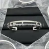 Nuevo brazalete transfronterizo de diamantes de Messi para mujer, lleno de diamantes, lujo ligero, alta gama, vintage, exquisito y moderno, venta al por mayor de brazaletes