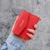 Nueva Billetera Dulce Estilo Fresco para Mujer Monedero Mini Simple Plegable Tarjetero Estilo Japonés Billetera Pequeña