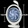 Ventilador Iluminado Recarregável Dormitório Estudantil Dormitório Casa Ventilador Recarregável Mini Portátil Vento Forte Escritório