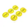 Etiquetas autoadhesivas personalizables al por mayor, a prueba de tres (agua, aceite, suciedad), adhesivo fuerte, impermeables, resistentes al aceite, pegatinas de advertencia, rasgables, pegatinas autoadhesivas sin dejar rastro