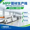 Línea de Producción de Tubería Mpp Mpp Tubería Superior Tubería de Arrastre Equipo de Producción Extrusora de Tubería de Plástico Pe-Pp Línea de Producción