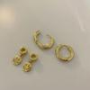 Aretes Colgantes Geométricos de Diseño Nicho para Mujer Aretes Coreanos Elegantes Simples Versátiles Elegantes de Moda Aretes